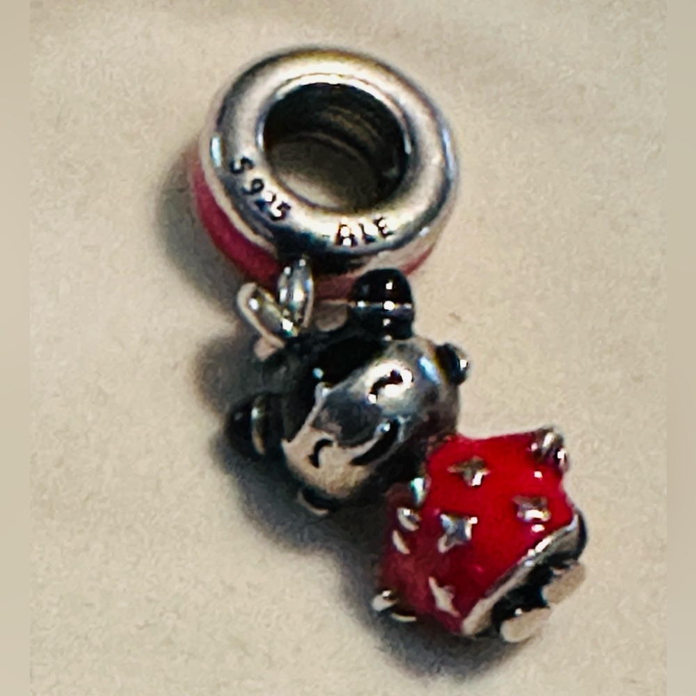 Authentic Retired Pandora Sterling Silver Chinese Doll from CNY 2015 791431ENMX - Picture 2 of 8